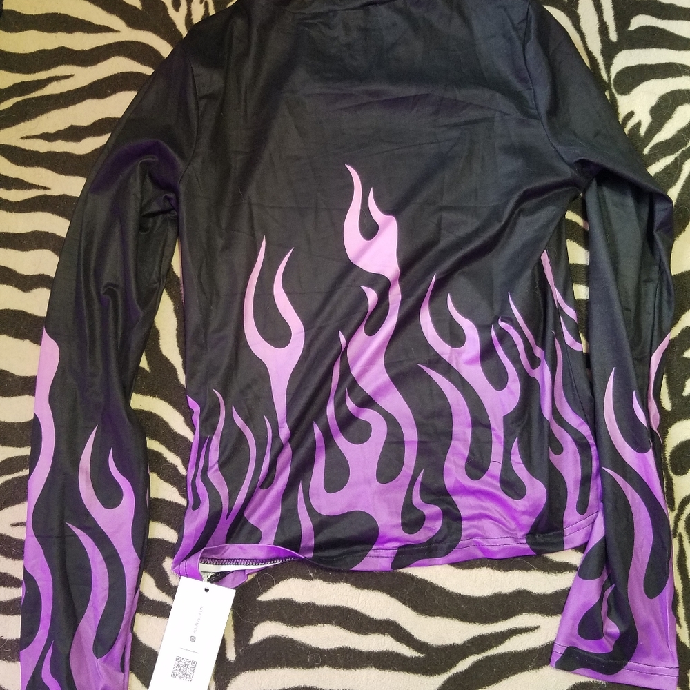 Purple Flame Long Sleeve - Picture 2 of 6